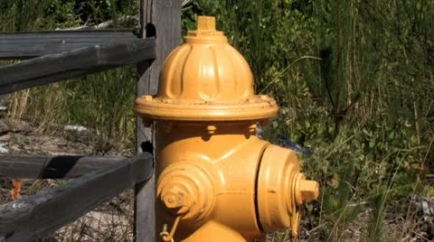 Yellow Fire Hydrant 3 스톡 동영상 10567802