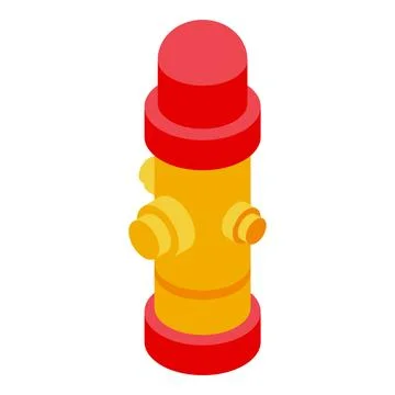 Yellow fire hydrant standing ready for emergency situations イラスト素材