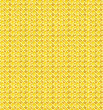 Yellow fire pattern used in textile design. Blazer Flame Patterns Background Stock Illustration