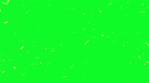 Yellow fire sparks flying from sides over green screen Stock-Footage 331767962