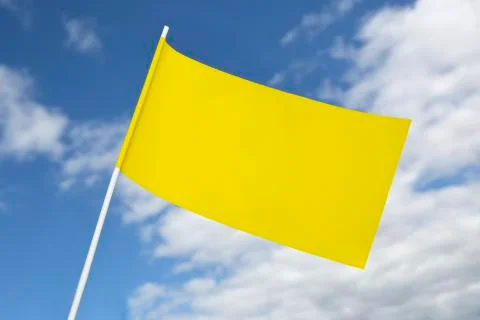 Yellow flag Stock Photos