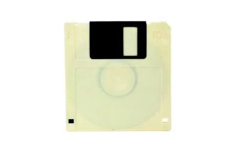 Yellow floppy Stock Photos