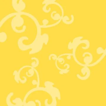 Yellow floral background - design element Stock Illustration