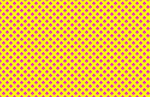 Yellow Floral Geometric Seamless Pattern Background Illustrazione stock