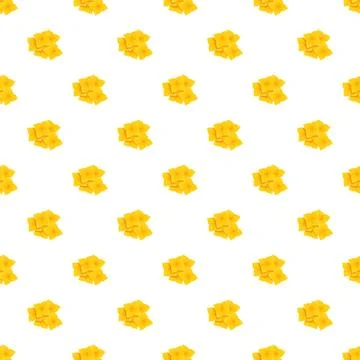 Yellow floral pattern creating a seamless natural background 스톡 일러스트