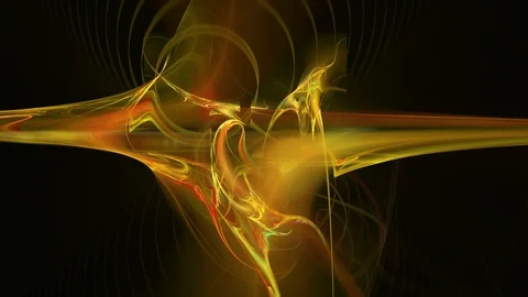 Yellow flow pattern abstract motion background Stock-Footage 71002813