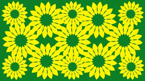 Yellow flower background animation rotating Stock-Footage 249031705