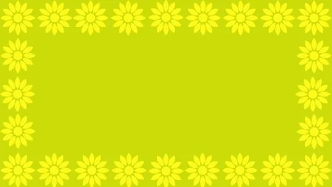 Yellow flower background Stock Footage 300527050