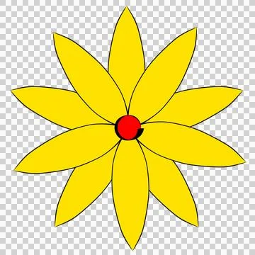 Yellow flower イラスト素材