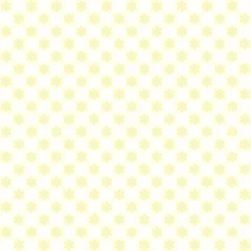 Yellow flower pattern. Seamless vector Stock Illustration