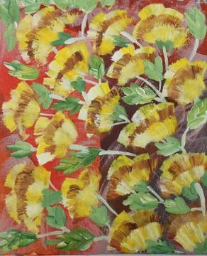 Yellow Flowers Stock Illustration