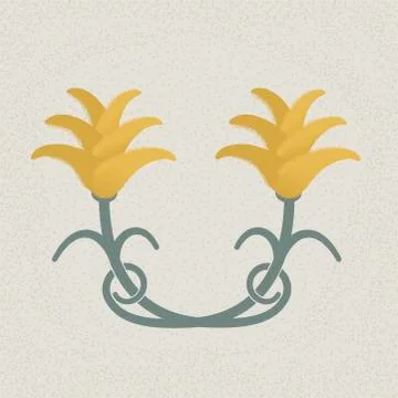 Yellow flowers Stock Illustration