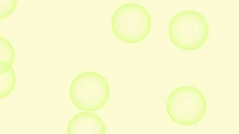 Yellow Flying Bubbles Dance Across a light yellow Backdrop, Creating an Air.. 스톡 일러스트