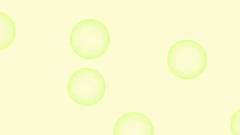 Yellow Flying Bubbles Dance Across a light yellow Backdrop, Creating an Air.. 스톡 일러스트
