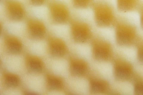 Yellow foam from a top down angle Stock Photos