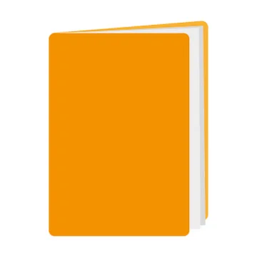 Yellow folder against white background 스톡 일러스트