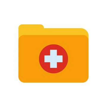 Yellow folder document paper vector icon illustration design. Business folder Illustrazione stock