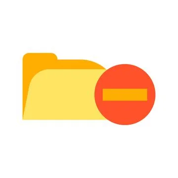 Yellow folder document paper vector icon illustration design. Business folder Stock Illustration
