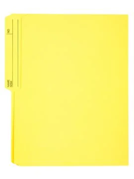 Yellow folder Stock Photos