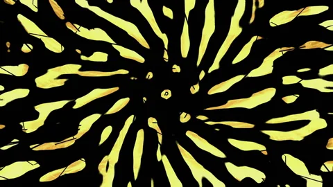 Yellow Forming Shapes Stock Footage 145746968