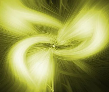 Yellow fractal explode with light 스톡 일러스트