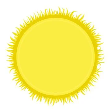 Yellow frame with grass Stock Illustration