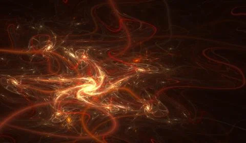 Yellow Galactic lava Stock Illustration