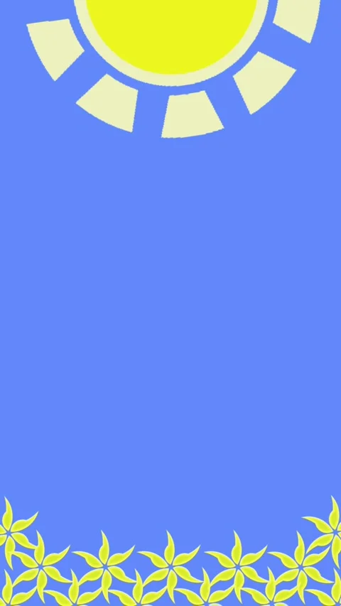 Yellow garden vertical animation Stock-Footage 310244780