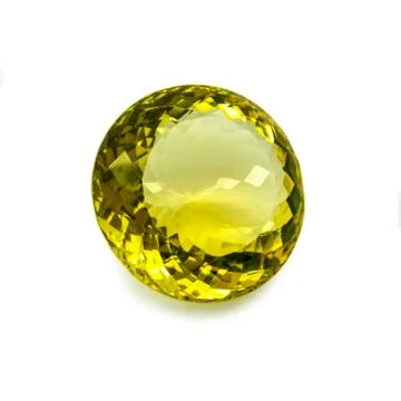 Yellow gem Stock Photos