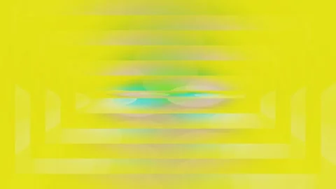 Yellow Geometric Abstract Background with Bokeh Effects Stock Footage 332853653
