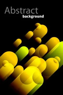 Yellow geometric background Stock Illustration