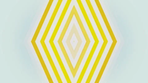 Yellow Geometric Diamond Motion Background Loop 스톡 동영상 334704419
