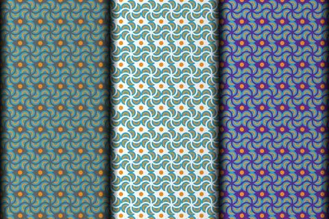 Yellow geometric pattern design element. Stock Illustration