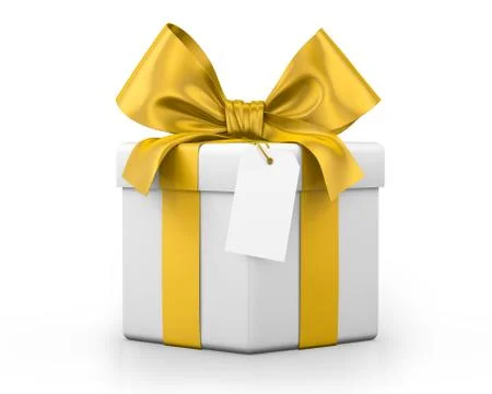 Yellow gift box Illustration