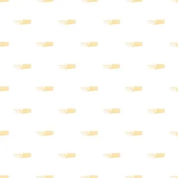 Yellow gift boxes repeating pattern seamless background Illustrazione stock