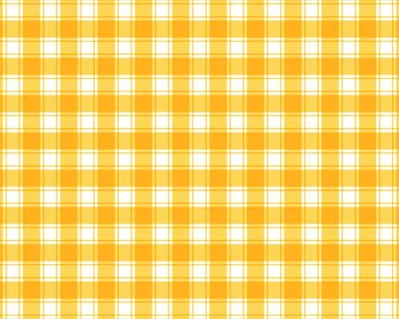 Yellow Gingham Plaid Pattern Background Seamless Checkered Fabric Texture f.. 스톡 일러스트