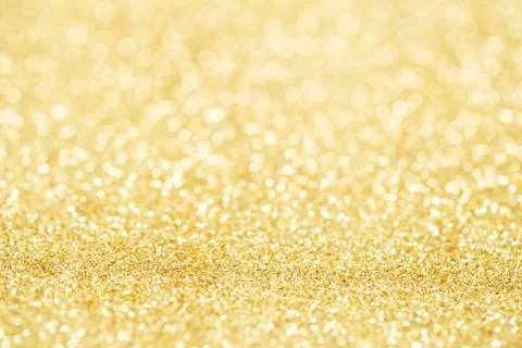 Yellow glitter light Stockfoto's