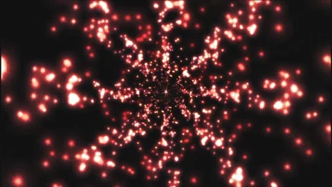 Yellow Glittering Lights Animation Background  Stock Footage 240540139