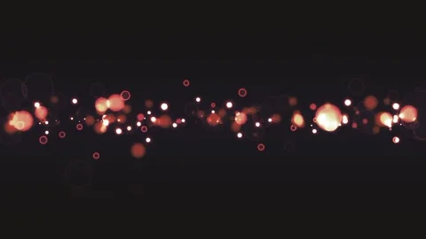 Yellow Glittering Lights Animation  Video stock 234090961