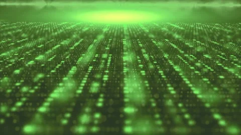 Yellow Glittering Particles Animation Loop  Stock Footage 221786685