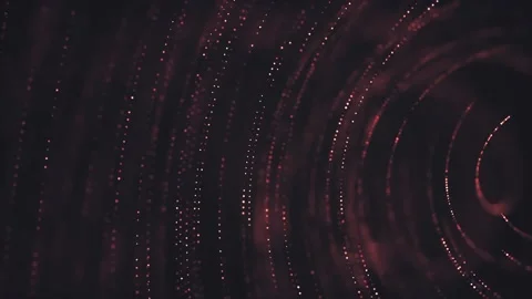 Yellow Glittering Particles Motion Loop  Stock Footage 229568950