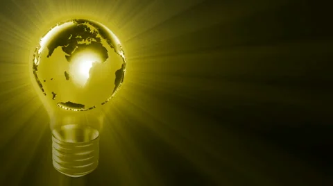 Yellow Globe Bulb Stock-Footage 981723
