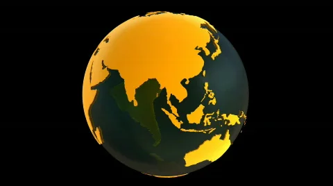 Yellow globe Video stock 631825