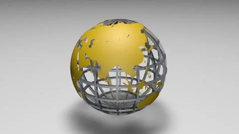 Yellow Globe Stock Footage 327606914