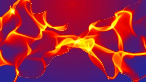 Yellow Glow Sheet Like Particles Motion Loop  Stock Footage 220091268