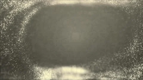 Yellow Glowing Dust Particles Animation  Stock Footage 237409607