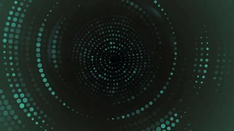 Yellow Glowing Lights Circling Loop  Stock Footage 228080289