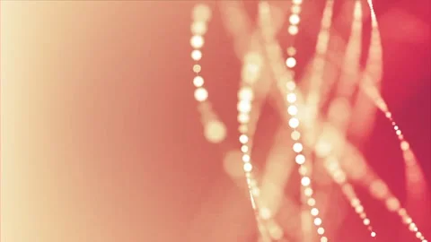 Yellow Glowing Lights Lines Animation  Stock Footage 240340632
