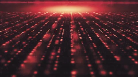 Yellow Glowing Lights Lines Animation  Stock Footage 240540158