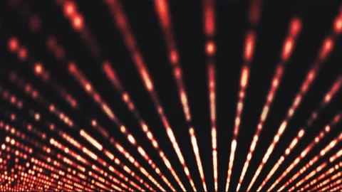 Yellow Glowing Lights Lines Loop Stock Footage 231061668